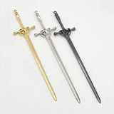 Punk Metal Sword Hairpin Chinese Hair Sticks Hair Accessories