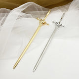 Punk Metal Sword Hairpin Chinese Hair Sticks Hair Accessories