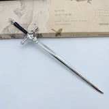 Punk Ruby Pendant Sword Hairpin for Women