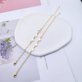 Punk Shell Square Pendants Bracelets Women DIY Copper Bangles Christmas Trinket