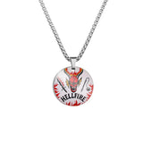 Punk Style Eddie Munson Stranger Things Guitar Pick Pendant Necklace