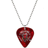 Punk Style Eddie Munson Stranger Things Guitar Pick Pendant Necklace