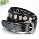 Punk Style Multilayer Leather Bracelet for Men