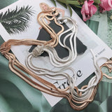 Punk Style Tassel Necklace w/ Snake Chain