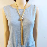 Punk Style Tassel Necklace w/ Snake Chain