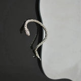 Punk Twining Snake Shape Earrings Stud Cuff Earrings for Women Girls