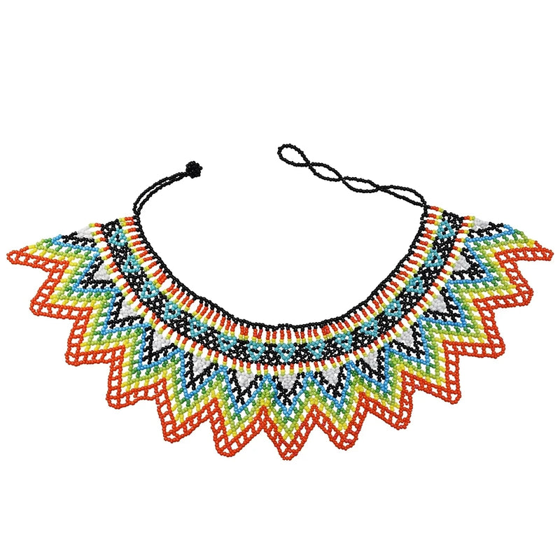 Bohemian Style Resin Beads Necklace for Women's Party