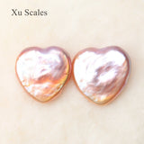 Special-shaped Baroque Big Love Pearl Earrings DIY Jewelry