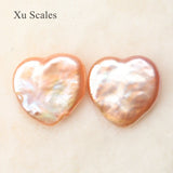 Special-shaped Baroque Big Love Pearl Earrings DIY Jewelry
