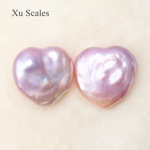 Special-shaped Baroque Big Love Pearl Earrings DIY Jewelry