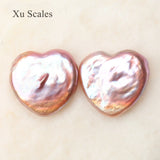 Special-shaped Baroque Big Love Pearl Earrings DIY Jewelry