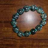 Natural Tibetan Jade Medicine Wang Shi Hand String Health Care Bracelet