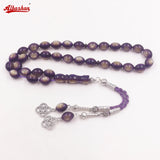 Purple Tasbih Special Resin Muslim Rosary Bead Accessories Eid Gift Islamic