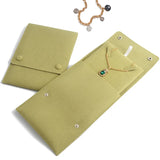 Green Velvet Bag Necklace Pendant Card Style Pouch