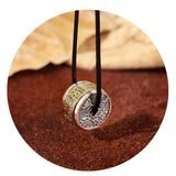 Qianlong Tongbao Pendant Wealth Rolling Ball Necklace