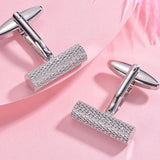 Cylindrical Shape Suit Cufflinks French Cuffs Wedding Jewelry