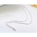 Real 925 Sterling Silver Octangle Snake Chain Necklace Women Girls Jewelry