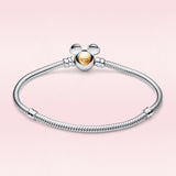925 Silver 100th Anniversary Mouse Bracelet Fairy Bracelet