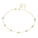925 Snowflake Charm Necklace for Women