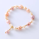 Natural Freshwater Pearl Bracelet Jewelry Wedding Gift