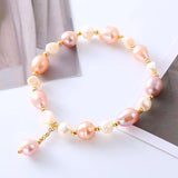 Natural Freshwater Pearl Bracelet Jewelry Wedding Gift