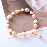 Natural Freshwater Pearl Bracelet Jewelry Wedding Gift