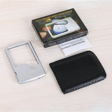 Credit Card Sized Magnifier LED Light 3X 6X