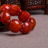 Red Agate Bracelet for Men's Birth Year National Style