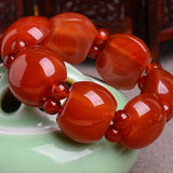 Red Agate Bracelet for Men's Birth Year National Style