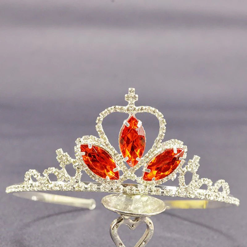 Crystal Bridal Crown Princess Rhinestone Tiara Wedding Party Hair Accessories