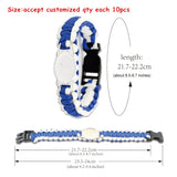 Fraternity Shield 1913 Elephant Braided Bracelet Jewelry
