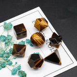 Reiki Heal Platonic Solids Dodecahedron Tiger Eye Merkaba