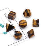 Reiki Heal Platonic Solids Dodecahedron Tiger Eye Merkaba