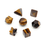 Reiki Heal Platonic Solids Dodecahedron Tiger Eye Merkaba