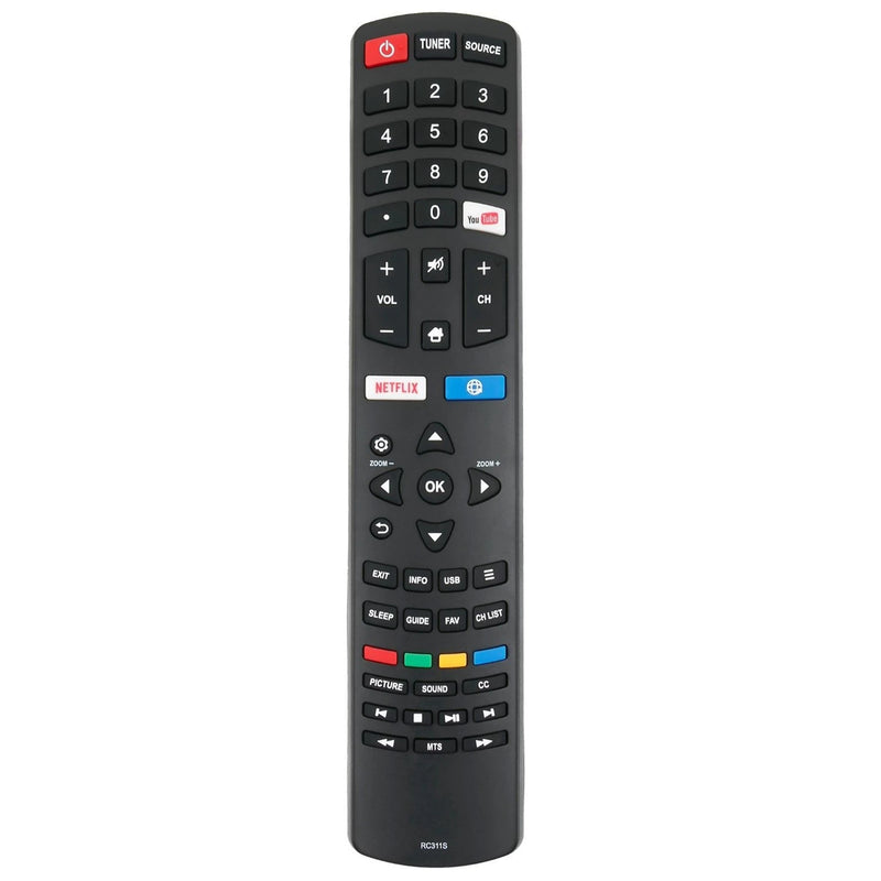 Replacement Remote Control for Smart LED LCD TV