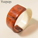 Geometric Round Acrylic Bangle for Women Girls