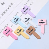 Resin Flatback Fingerpost Cabochons 10pcs - Christmas Slime Charms