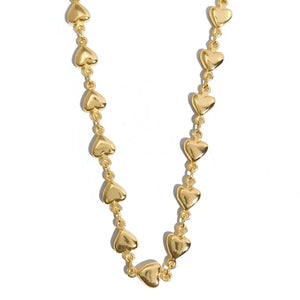 Zircon Teddy Bear Crystal Choker Necklace for Women Girls