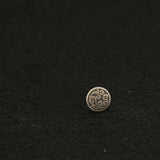 925 Silver Stud Earrings Chinese Xiangyun Totem Couple Jewelry