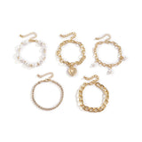 Baroque Pearl Bracelet Micro-inlaid Love Jewelry