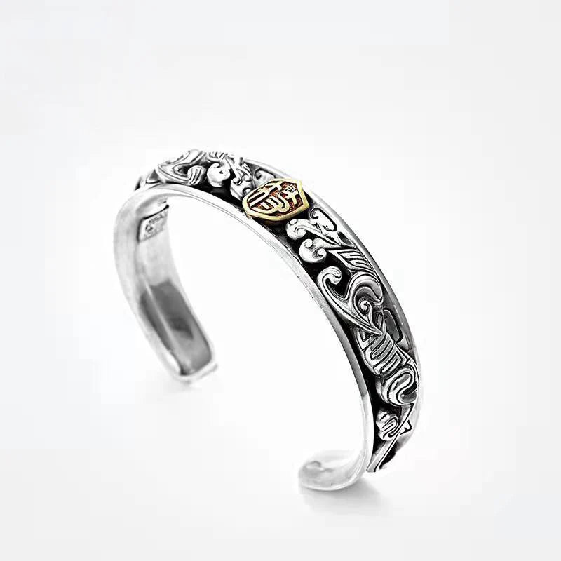 Retro Bracelet Male Opening Adjustment National Bracelet Jewelry