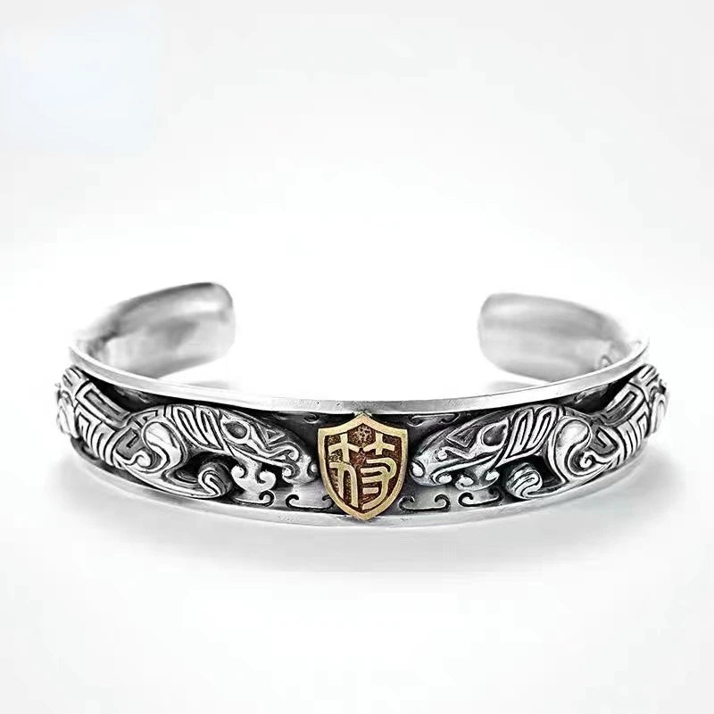 Retro Bracelet Male Opening Adjustment Domineering Personality National Bracelet