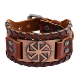 Men's Retro Braided Cowhide Bracelet