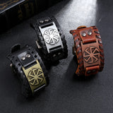 Men's Retro Braided Cowhide Bracelet