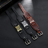 Retro Braided Cowhide Bracelet Punk Men's Leather Bracelet