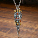 Retro Buddha Pendant Large Magic Pestle Pendant Ethnic Style Jewelry