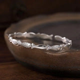Distressed Smooth Fish Bracelet For Men And Women