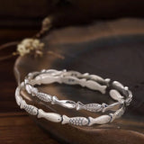 Distressed Smooth Fish Bracelet For Men And Women