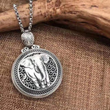 Retro Elephant Sweater Chain Pendant Female Accessories