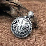 Retro Elephant Necklace Sweater Chain Pendant Female Accessories Pendant